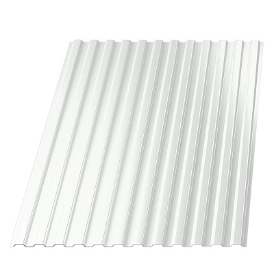 Профнастил НС-10 RAL9003 Белый ш1.19м ОН эконом фото Центр Металлокровли