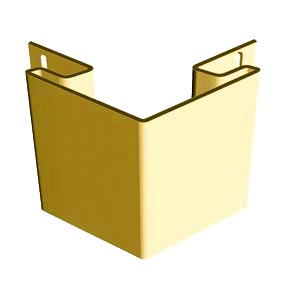 Наружный угол FineBer Кремовый 3,05м. (уп. 5 шт.) фото Центр Металлокровли