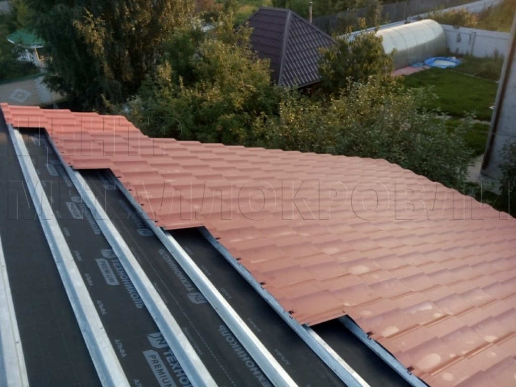 Металлочерепица Геркулес 8004 терракотовый Стальной Бархат от Центра Металлокровли в Жезказгане