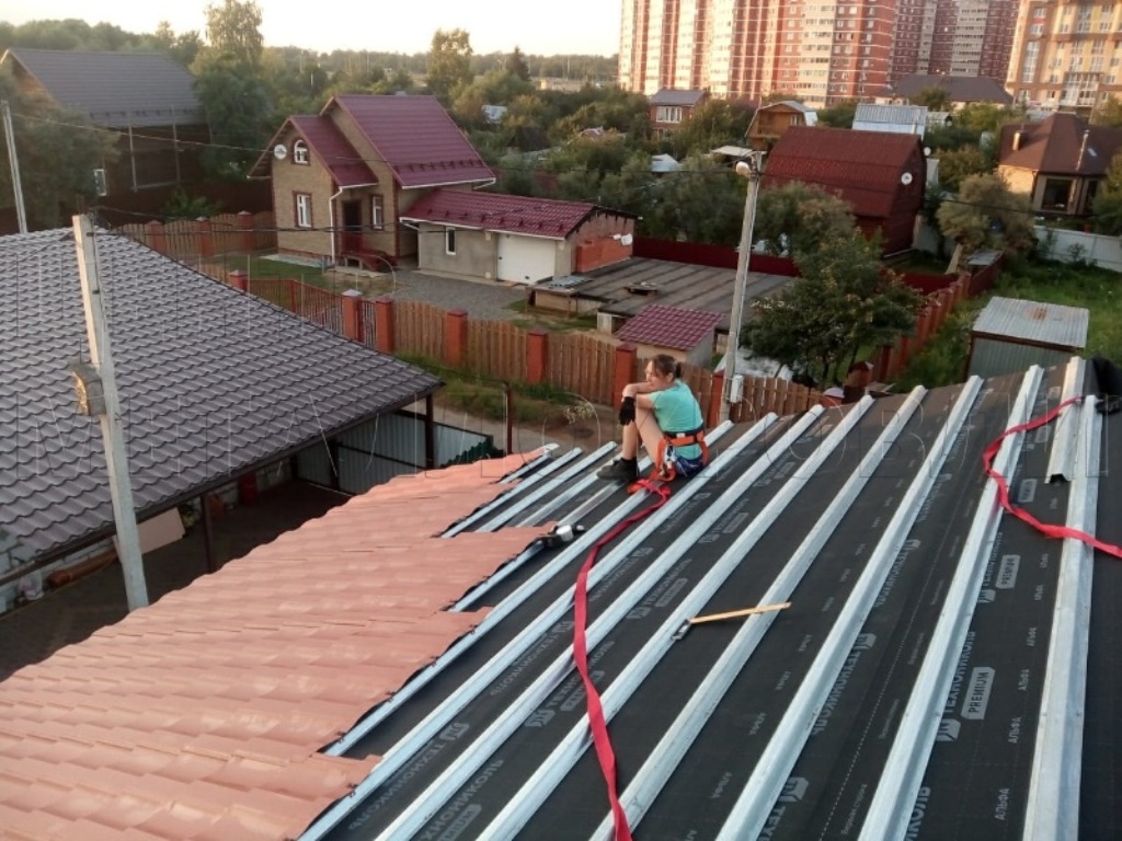 Металлочерепица Геркулес 8004 терракотовый Стальной Бархат от Центра Металлокровли в Жезказгане