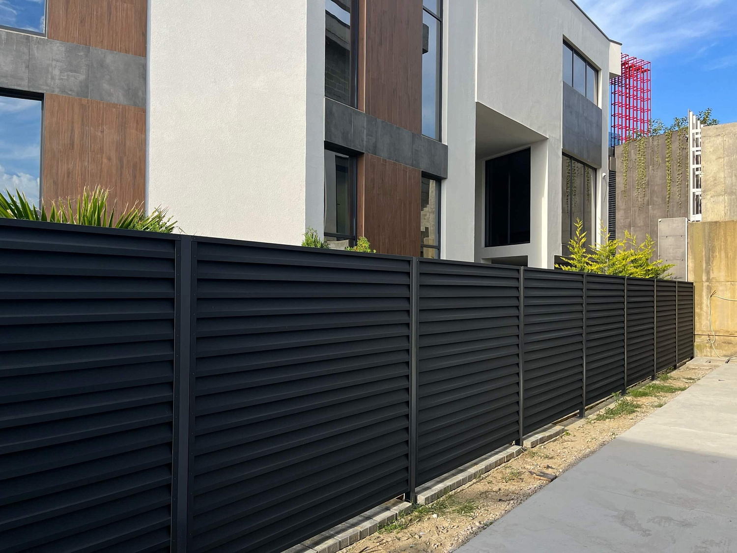 Ламели Реснички 62м RAL7024/7024 Серый Графит двусторонний МАТТЕ