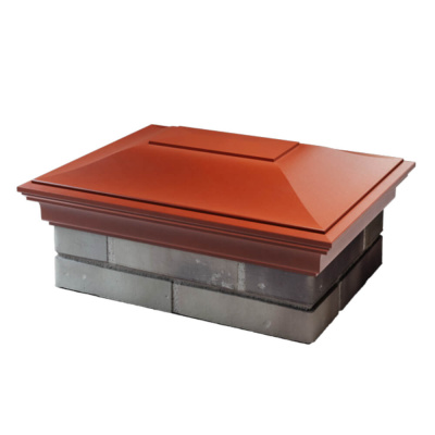 Колпак Монблан Красный на столб 2х1.5 кирпича фото 4